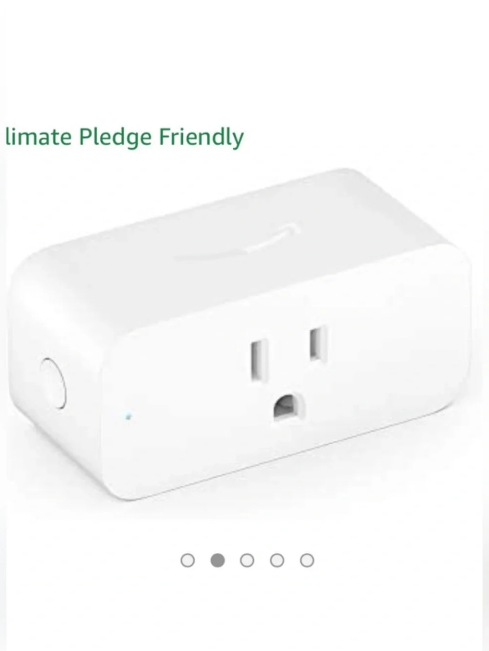 Amazon Smart Plug Single Outlet Wi‑Fi Adapter work with Alexa voice control